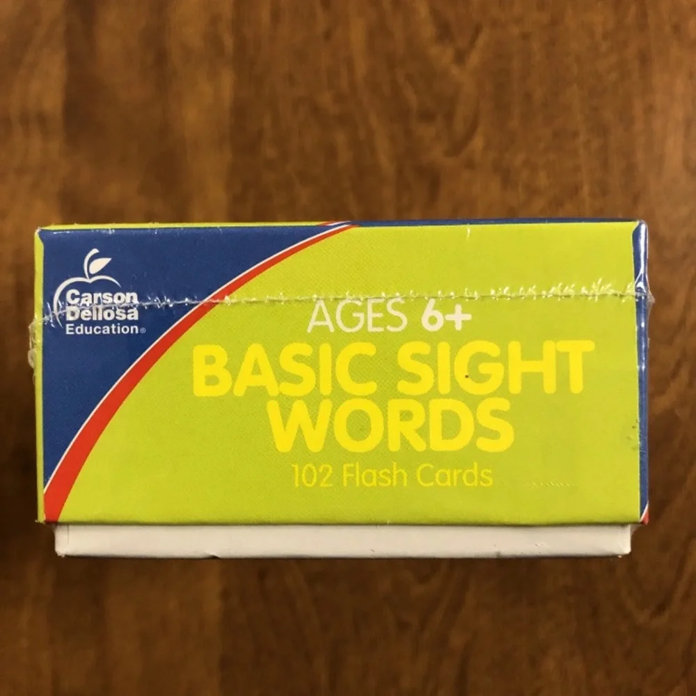 Basic Sight Words Flash Cards Ages 6+